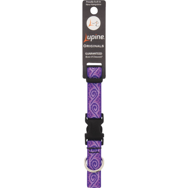 Lupine 3/4 In. 9 In. to 14 In. Woven Pattern Jelly Roll Dog Collar 96901