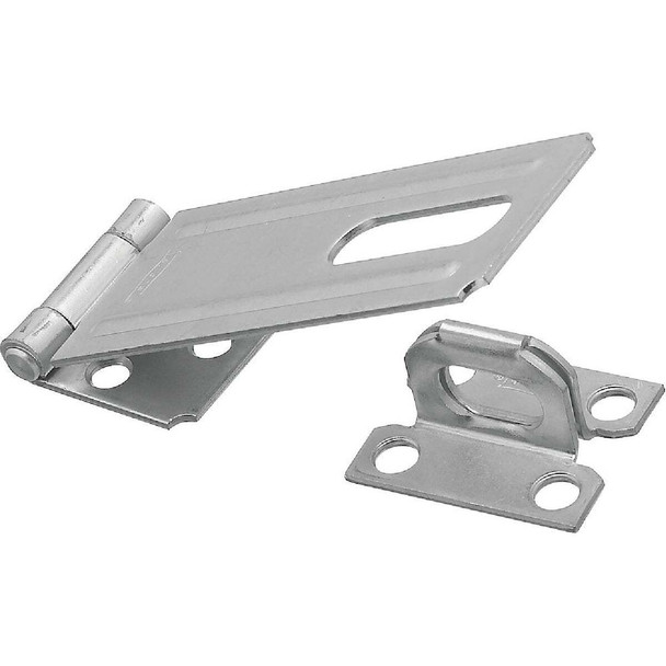 National Hardware 4-1/2 In. Zinc Non-Swivel Safety Hasp N102-384