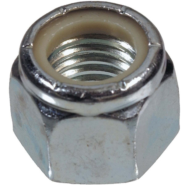 Hillman #8 32 tpi Steel Course Thread Nylon Insert Lock Nut (100-Count) 180138