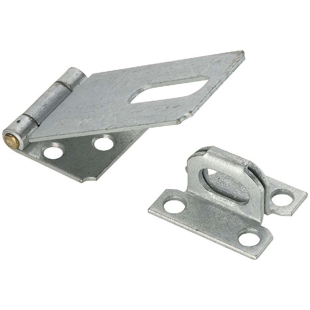 National Hardware 3-1/4 In. Galvanized Non-Swivel Safety Hasp N102-749