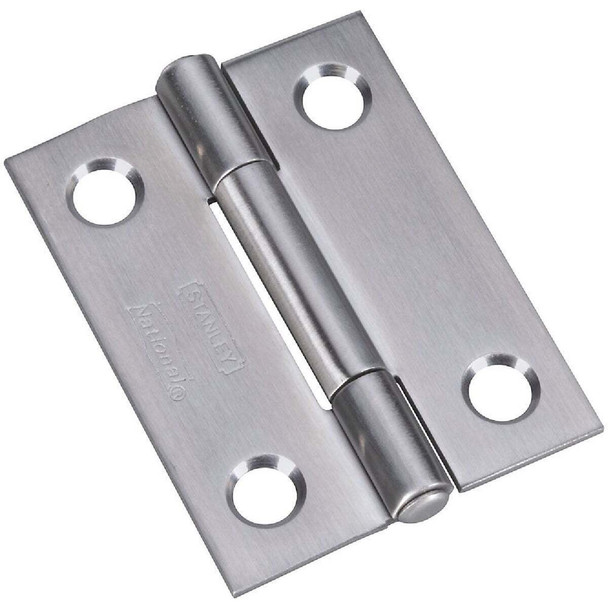 National Hardware 2 In. Stainless Steel Narrow Tight-Pin Hinge (2-Pack) N348-987