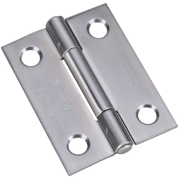 National Hardware 2 In. Stainless Steel Narrow Tight-Pin Hinge (2-Pack) N348-987