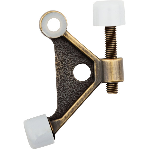 National Hardware Antique Brass Zinc Hinge Pin Door Stop N159-046