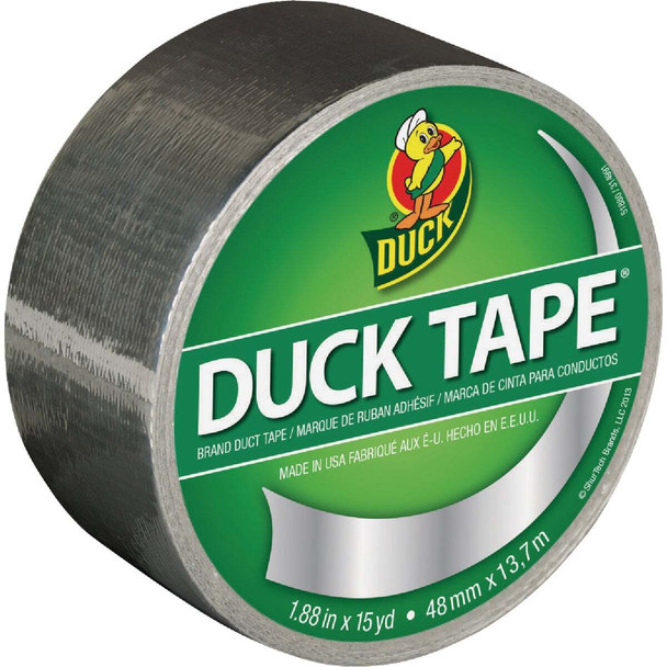 Duck Tape 1.88 In. x 15 Yd. Colored Duct Tape, Chrome 1303158
