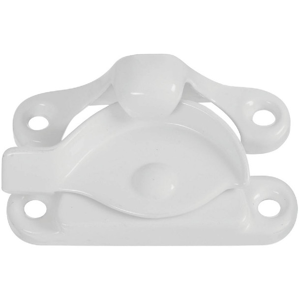National Hardware White 7/8 In. Crescent Sash Lock N248-468