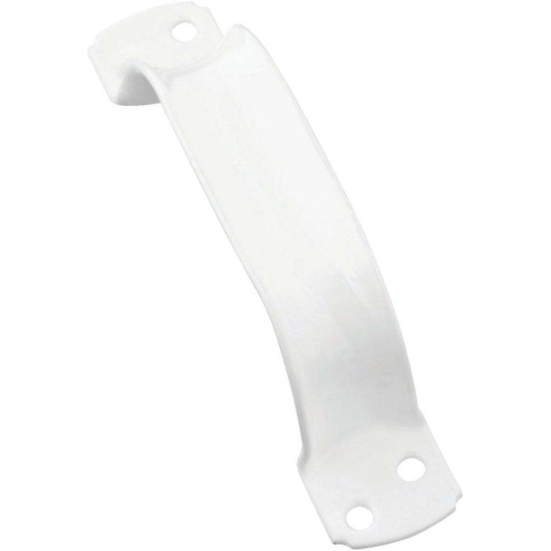 National Hardware 6-3/4 In. White Vinyl Coated Zinc Door Pull N162-594