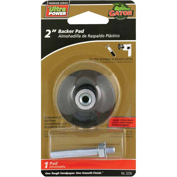 Gator Blade 2 In. Sanding Disc Backing Pad 2226