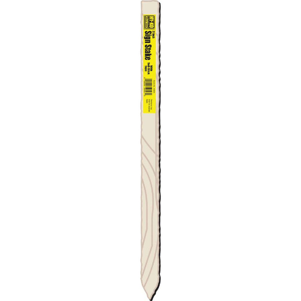 Hy-Ko 1.25 In. x 21 In. Wooden Sign Stake 40603