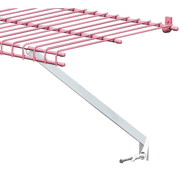 ClosetMaid 12 In. White Shelving Support Bracket (12-Pack) 2177500