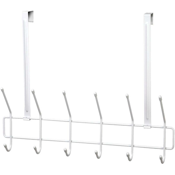 ClosetMaid 19 In. 6-Hook Over-The-Door Hook Rail 122000