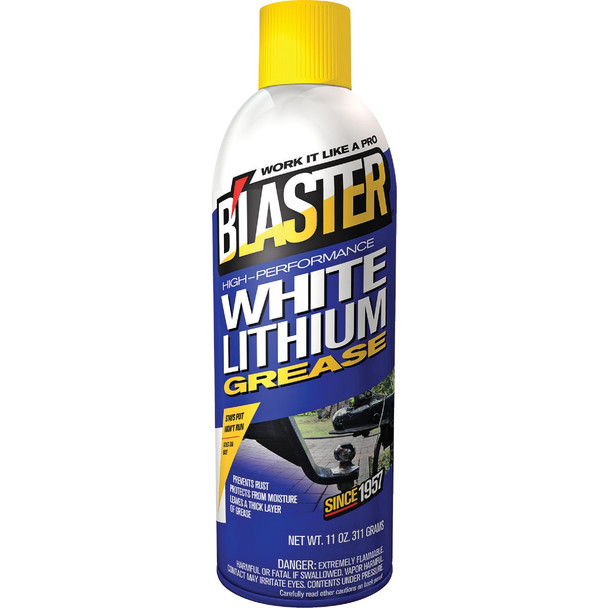 Blaster 11 Oz. Aerosol High-Performance White Lithium Grease 16-LG