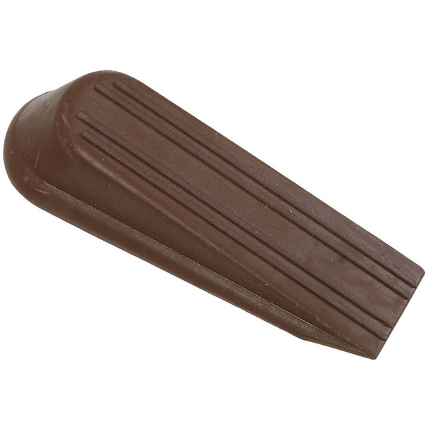 National Hardware 4 In. Brown Wedge Door Stop (2-Pack) N225-987