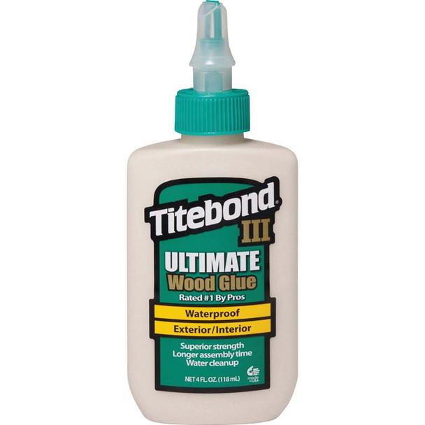 Titebond III 4 Oz. Ultimate Waterproof Wood Glue 1412