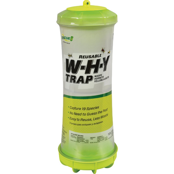 Rescue WHY Reusable Wasp, Hornet, & Yellow Jacket Trap WHYTR-BB8