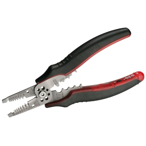 Gardner Bender 8 In. Circuit Alert Crimper & Stripper GST-70M