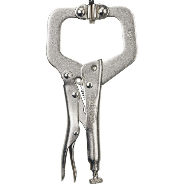 Irwin Vise-Grip 6 In. Locking C-Clamp with Swivel Jaws 18