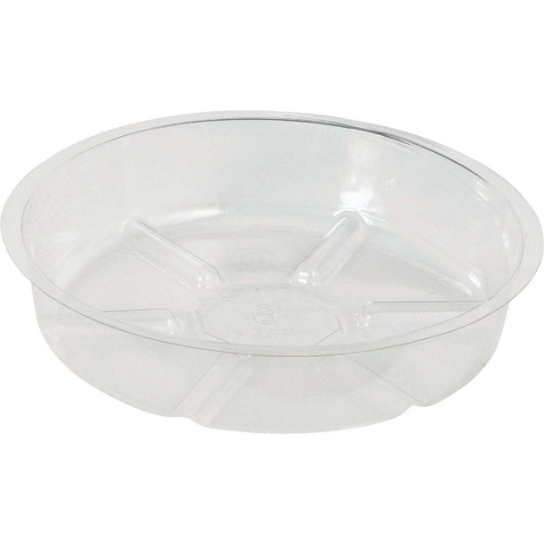 Best Garden 6 In. Clear Vinyl Flower Pot Saucer 703869 Pack of 50