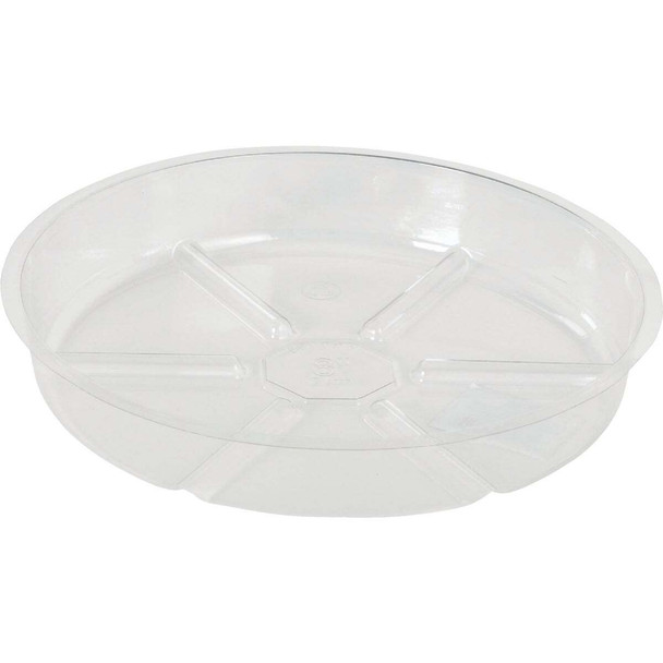 Best Garden 8 In. Clear Vinyl Flower Pot Saucer 703877 Pack of 50