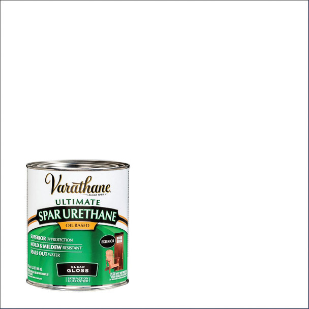 Varathane Gloss Clear Exterior Spar Urethane, 1 Qt. 9241H