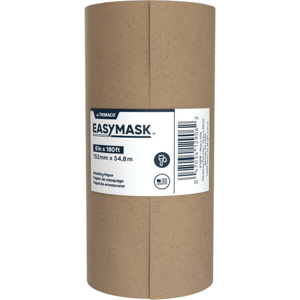 Trimaco Easy Mask 6 In. x 180 Ft. Brown General Purpose Masking Paper 12906