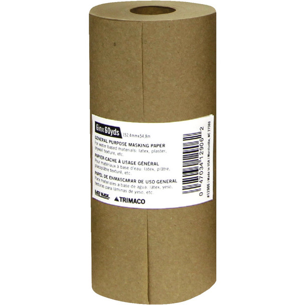 Trimaco Easy Mask 6 In. x 180 Ft. Brown General Purpose Masking Paper 12906