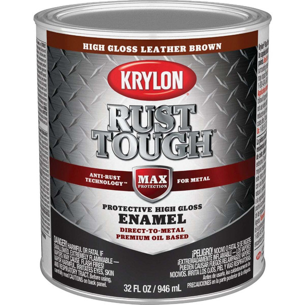 Krylon Brown Rust Enamel K09766008 Pack of 2