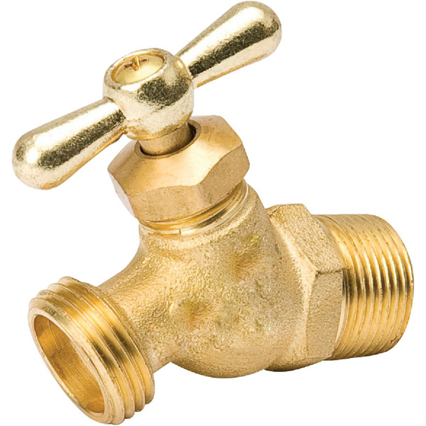 ProLine 3/4 In. MIP X 3/4 In. Male Hose Thread No-Kink Hose Bibb 102-304