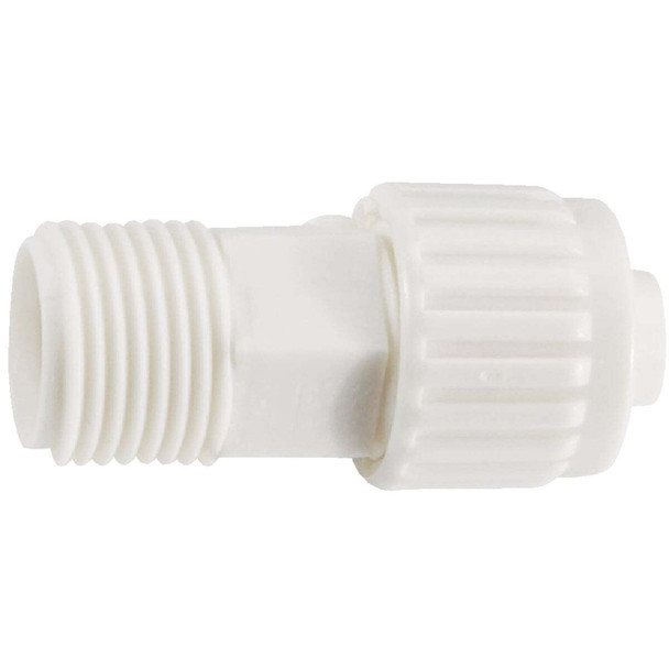Flair-It 1/2 In. x 3/4 In. Poly-Alloy Male Pipe Thread Adapter 16868
