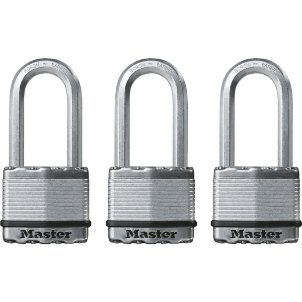 Master Lock Magnum 2 In. Keyed Alike Padlock (3-Pack) M5XTRILH