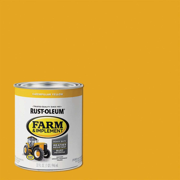 Rust-Oleum 1 Quart Caterpillar Yellow Gloss Farm & Implement Enamel 280163