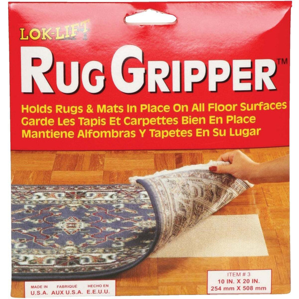 Lok-Lift Rug Gripper 10 In. x 20 In. Nonslip Rug Pad 3-60