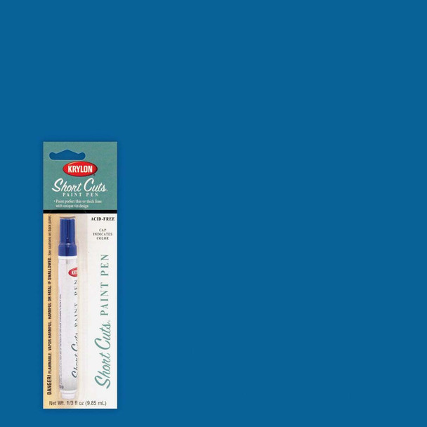 Krylon Short Cuts 1/3 Fl Oz Ocean Blue Gloss Paint Pen SCP-904