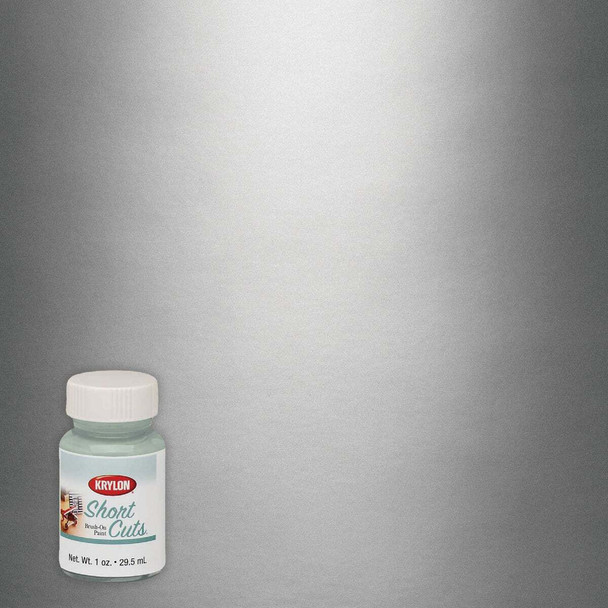 Krylon Short Cuts Chrome High Gloss 1 Fl. Oz. Hobby Paint SCB-004