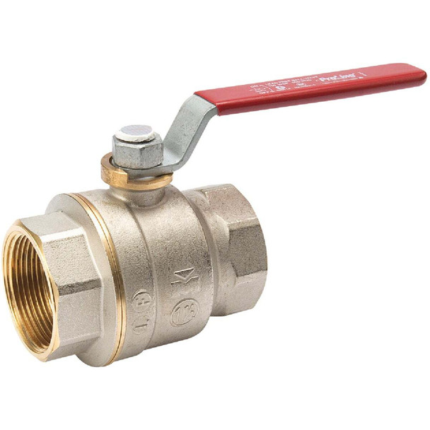 ProLine 1-1/2 In. FIP x 1-1/2 In. Brass FIP Ball Valve 107-007NL