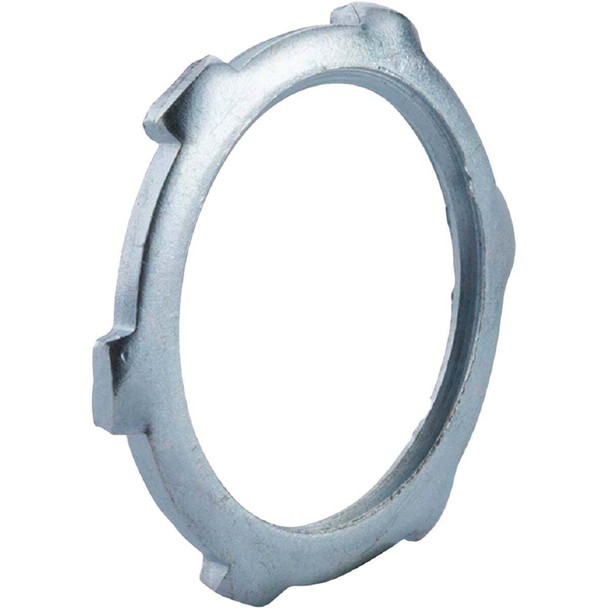 Halex 1 In. Rigid & IMC Steel Reversible Conduit Locknut (2-Pack) 96193