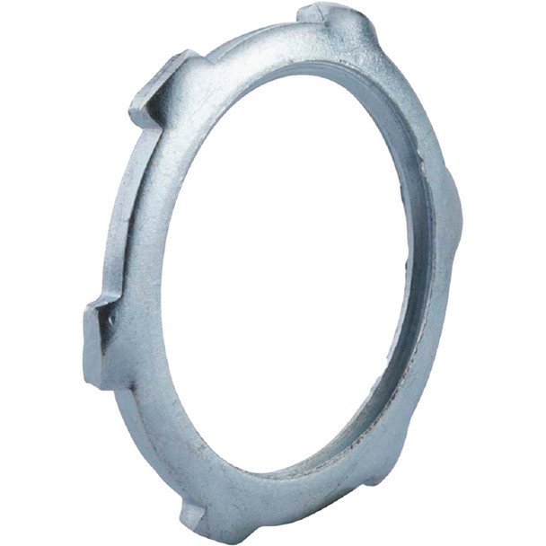 Halex 1 In. Rigid & IMC Steel Reversible Conduit Locknut (2-Pack) 96193