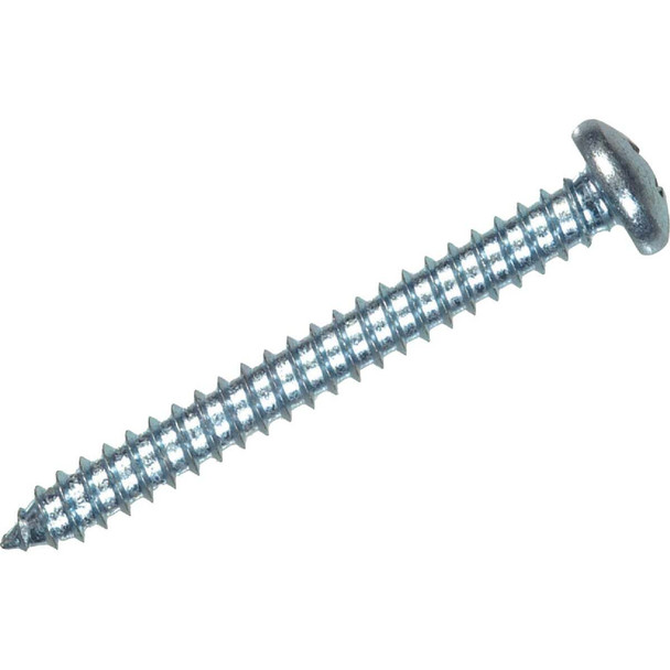Hillman #12 x 3/4 In. Phillips Pan Head Zinc Sheet Metal Screw (10-Count) 5499