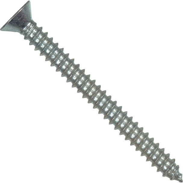 Hillman #6 x 1/2 In. Phillips Flat Head Zinc Sheet Metal Screw (100-Count) 80159