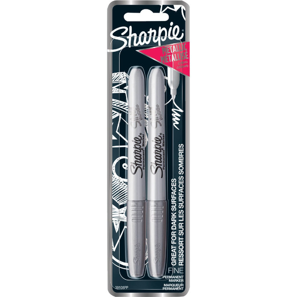 Sharpie Metallic Fine Point Permanent Marker (2-Pack) 39108PP