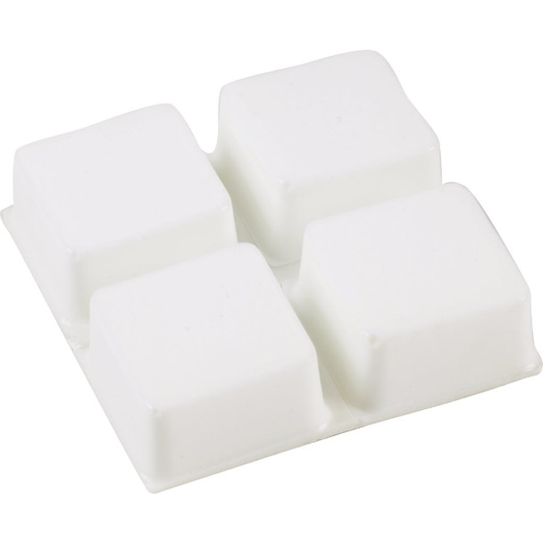 Do it 3/4 In. Square White Furniture Bumpers (12-Count) 231029