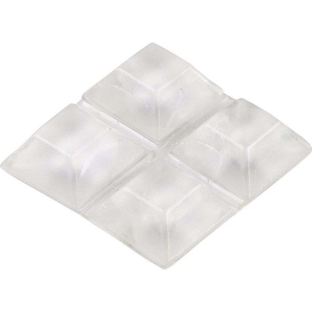 Do it 3/4 In. Square Opaque Furniture Bumpers (12-Count) 239682