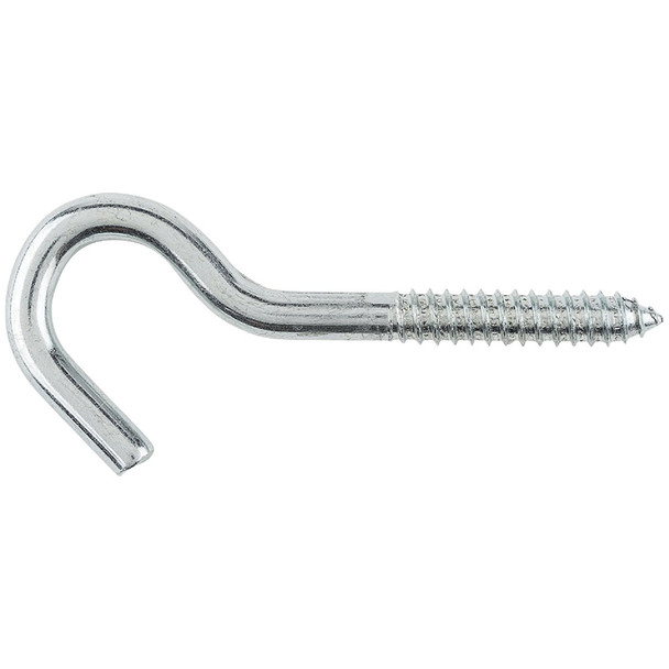 National Hardware 3/8 In. x 4-7/8 In. Steel Screw Hook N220-889 Pack of 10