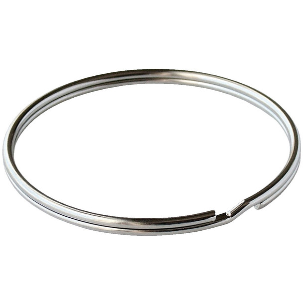 Lucky Line Tempered Steel Nickel-Plated 5/8 In. Key Ring (100-Pack) 76100