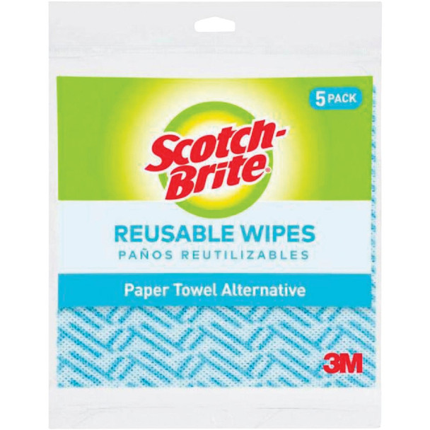 Scotch-Brite Reusable Wipes (5-Pack) 9053-12-SM
