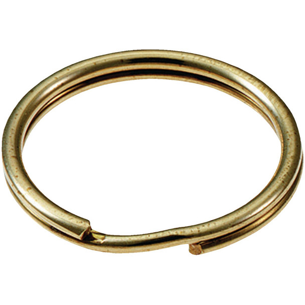 Lucky Line Tempered Steel Nickel-Plated 3 In. Key Ring 79101