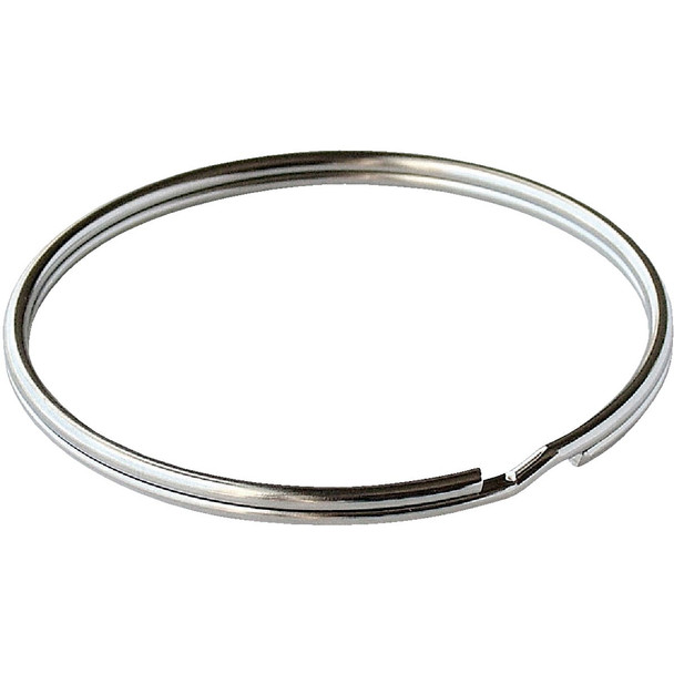 Lucky Line Tempered Steel Nickel-Plated 2 In. Key Ring 77001 Pack of 5