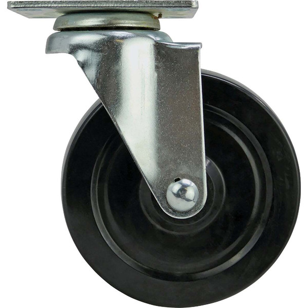 Shepherd Hardware 5 In. General-Duty Soft Rubber Swivel Plate Caster 9787