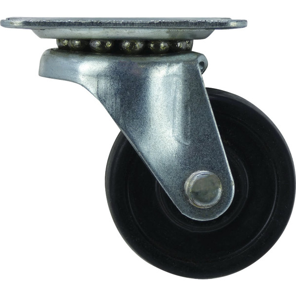 Shepherd Hardware 1-1/2 In. General-Duty Soft Rubber Swivel Plate Caster 9489