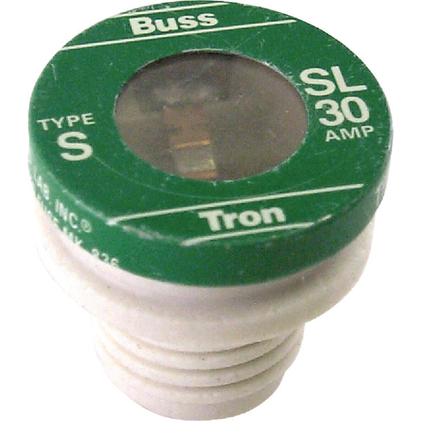 Bussmann 30A BP/SL Time-Delay Plug Fuse (3-Pack) BP/SL-30