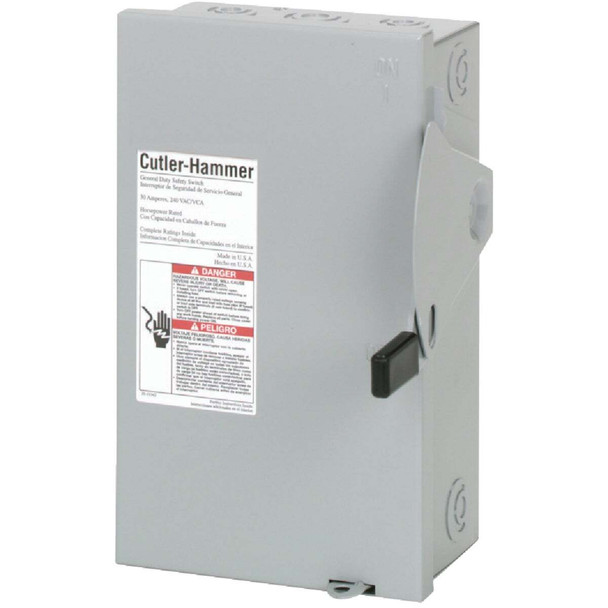 Eaton 30A DG Series Indoor General-Duty Safety Switch DG221NGB